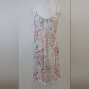 Vintage Expressions Sheer Floral Slip